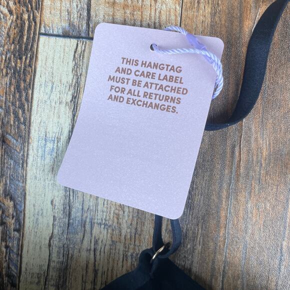 Savage X Fenty by Rihanna Women's 32C Caviar Black Soft N Savage Padded Demi Bra - Picture 5 of 16